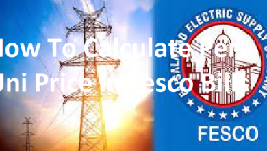 How To Calculate Per Uni Price In Fesco Bills