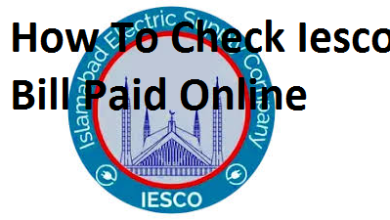 How To Check Iesco Bill Paid Online