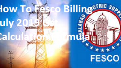 How To Fesco Billing July 2019 Gst Calculation Formula