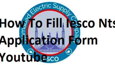 How To Fill Iesco Nts Application Form Youtube