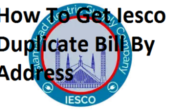 How To Get Iesco Duplicate Bill By Address