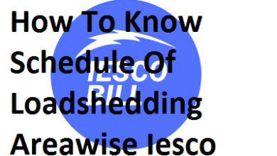How To Know Schedule Of Loadshedding Areawise Iesco
