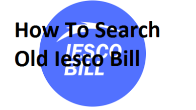 How To Search Old Iesco Bill