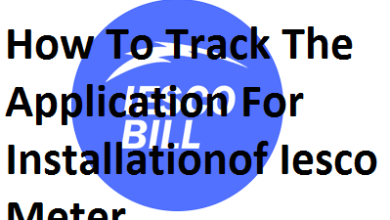 How To Track The Application For Installationof Iesco Meter