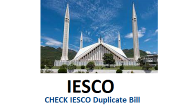 IESCO Duplicate Bill