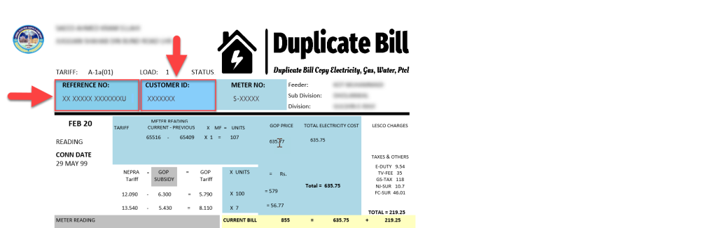 Online Methods for Retrieving Lesco Duplicate Bill Reference Number