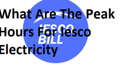 What Are The Peak Hours For Iesco Electricity